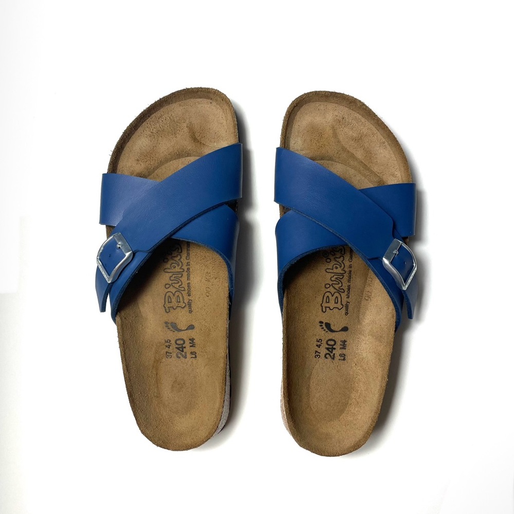 Birki’s by Birkenstock Cross-Strap Buckle Sandals NARROW EU 37/Size 6-6.5
